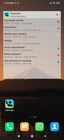 Reminder: Напоминания и дела для Android — скриншот 5