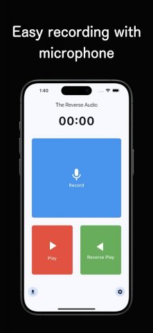Реверс Аудио — Reverse Audio для Android — скриншот 1