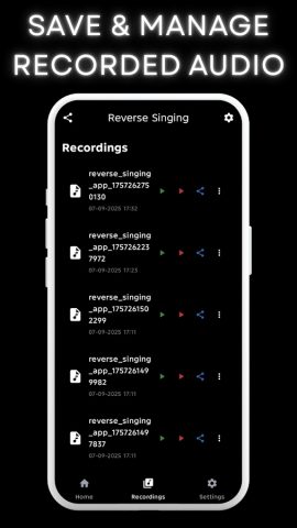 Reverse Singing для Android — скриншот 2