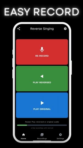 Reverse Singing для Android — скриншот 5