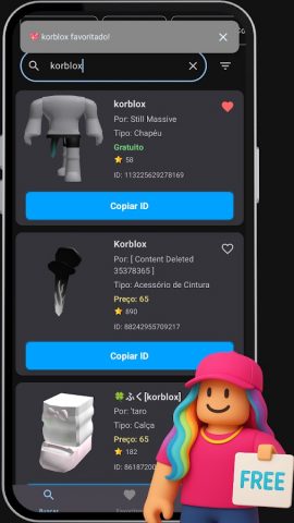 Roblox IDs Outfit для Android — скриншот 3