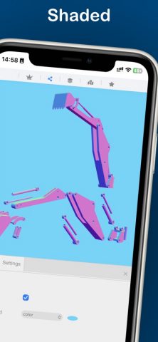 STEP File Viewer для iOS — скриншот 1