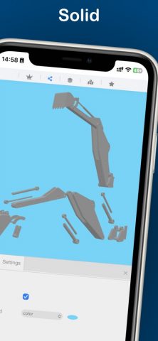 STEP File Viewer для iOS — скриншот 3