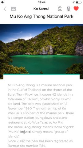 Самуй Путеводитель для iOS — скриншот 5