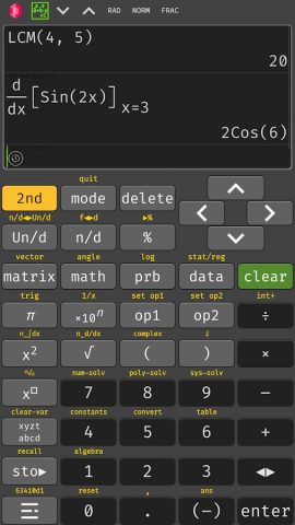 Scientific calculator 30 34 для Android — скриншот 2