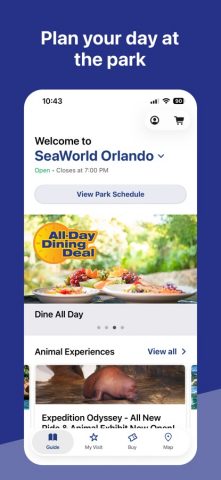 SeaWorld для iOS — скриншот 1