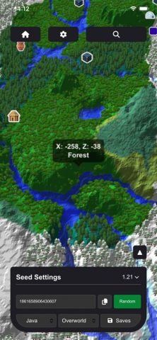 Seed Map: Biomes & Structures для iOS — скриншот 4