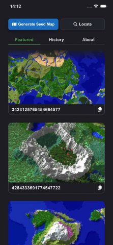 Seed Map: Biomes & Structures для iOS — скриншот 5