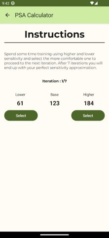 Sensitivity Calculator для Android — скриншот 4