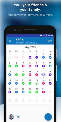 Shifter — Shift calendar для Android — скриншот 1