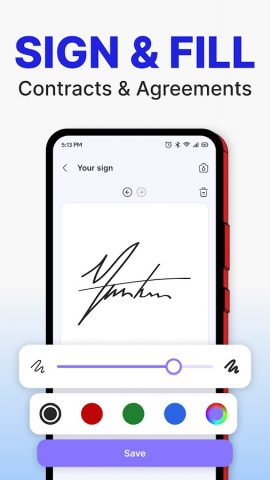 Сканер документов PDF, Подпись для Android — скриншот 3