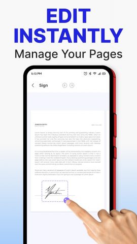 Сканер документов PDF, Подпись для Android — скриншот 4