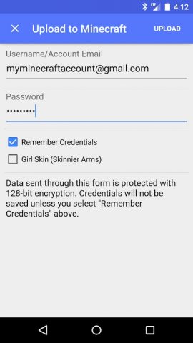 Skin Creator for Minecraft для Android — скриншот 5