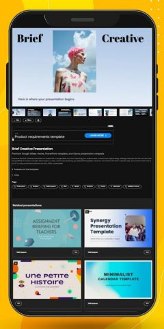 Slidesgo PPT AI App Assistant для Android — скриншот 5