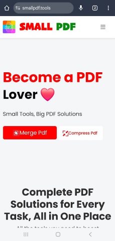 Small PDF Converter для Android — скриншот 1