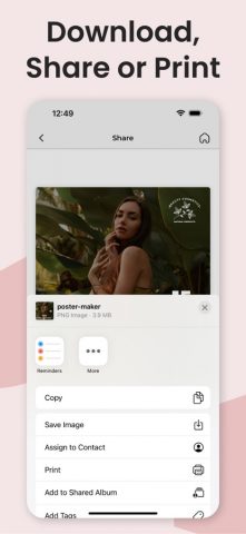 Создатель постеров для iOS — скриншот 5
