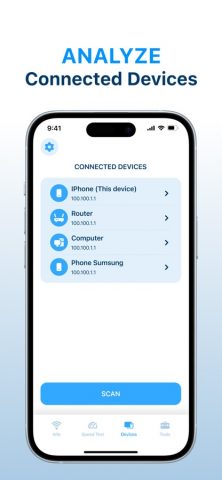 Speed Tracker: WiFi Monitor для iOS — скриншот 4