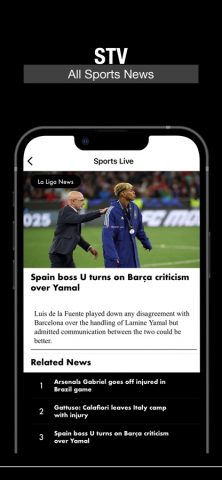 Sports Live TV Stream для iOS — скриншот 3