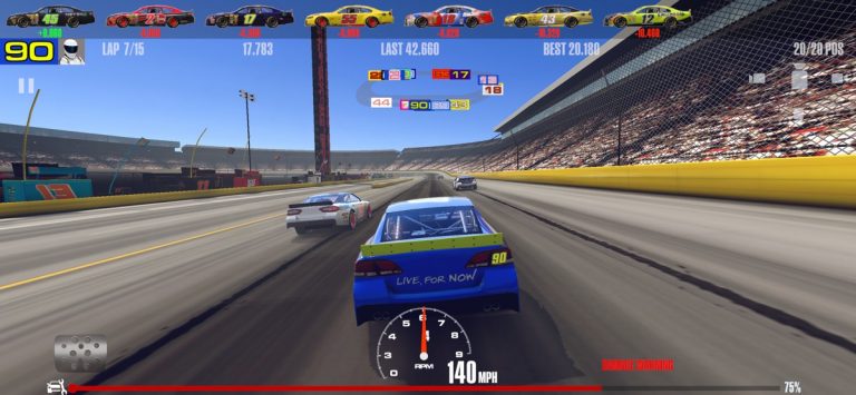 Stock Car Racing для iOS — скриншот 1