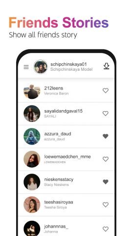 Story Saver для Android — скриншот 3