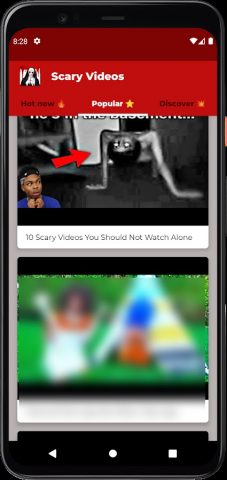 Страшные видео для Android — скриншот 3