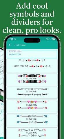 Stylish Font Style for Phone для Android — скриншот 3