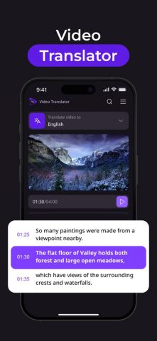 Subtitles Video Translator для iOS — скриншот 2
