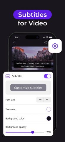 Subtitles Video Translator для iOS — скриншот 3
