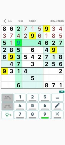Sudoku offline для Android — скриншот 1