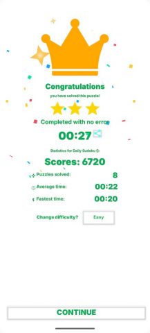 Sudoku offline для Android — скриншот 2