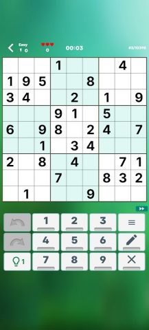 Sudoku offline для Android — скриншот 3
