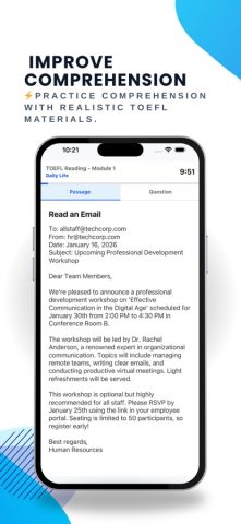TOEFL Practice Test 2026 для iOS — скриншот 3