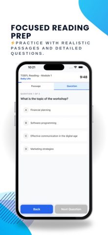 TOEFL Practice Test 2026 для iOS — скриншот 4