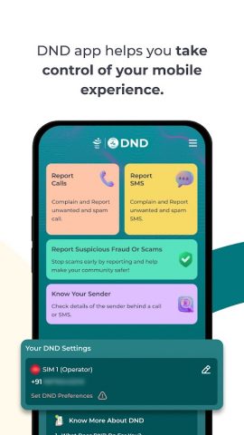TRAI DND для Android — скриншот 2