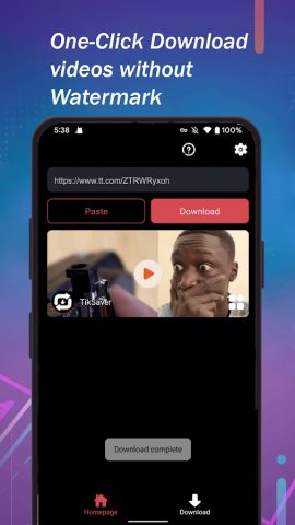 TT Video Saver no Watermark для Android — скриншот 2