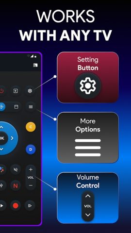 Universal TV Remote Control для Android — скриншот 3