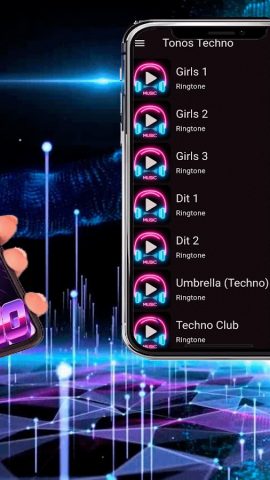 Техно Рингтоны для Android — скриншот 2