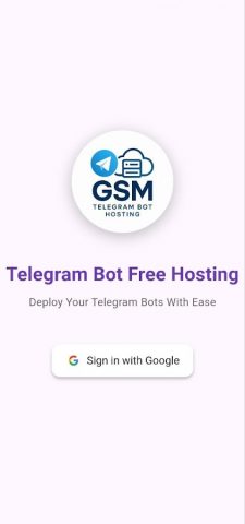 Telegram Bot Hosting для Android — скриншот 1