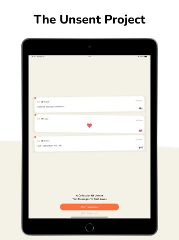 The Unsent Project для Android — скриншот 5