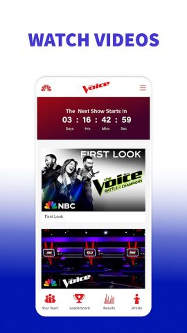 The Voice Official App on NBC для Android — скриншот 4