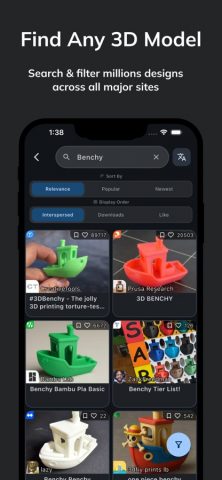 3Drop — Thingiverse MakerWorld для iOS — скриншот 3