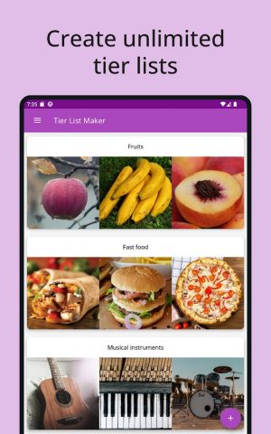 Tier List Maker для Android — скриншот 4