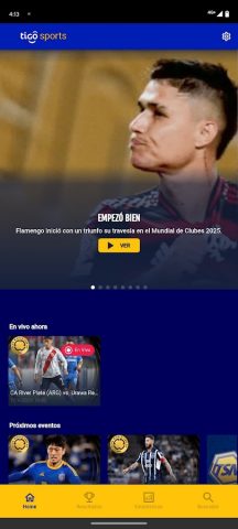 Tigo Sports Paraguay для Android — скриншот 3
