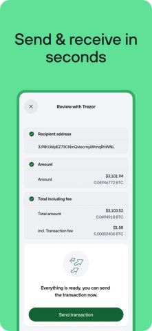 Trezor Suite для iOS — скриншот 3