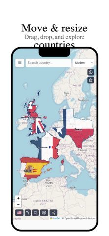 TrueSize: Compare Countries для iOS — скриншот 2