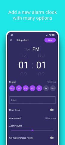 Умный будильник для Android — скриншот 2