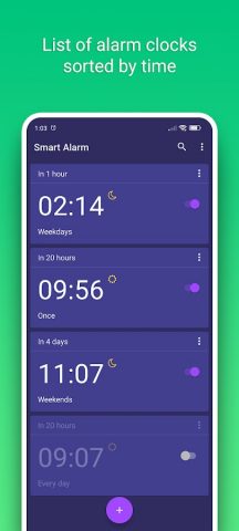 Умный будильник для Android — скриншот 3