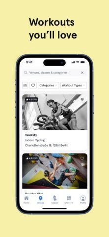 Urban Sports Club для iOS — скриншот 2