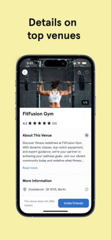 Urban Sports Club для iOS — скриншот 3