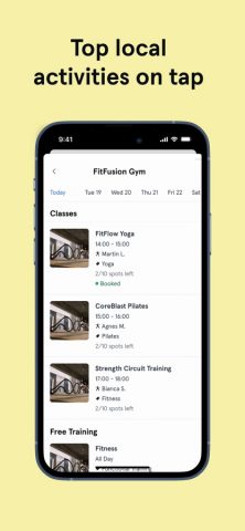 Urban Sports Club для iOS — скриншот 5